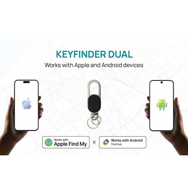 XD Design Connects Keyfinder Dual Schlüssel-Tracker, Apple & Android Find, P301.1601