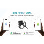 XD Design Connects Bike Finder Dual Fahrradklingel mit Tracker, Apple & Android Find, IPX6, P301.1401