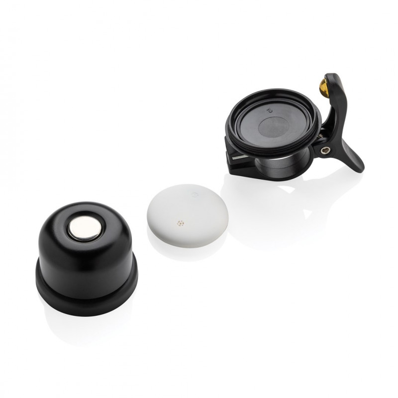 XD Design Connects Bike Finder Dual Fahrradklingel mit Tracker, Apple & Android Find, IPX6, P301.1401