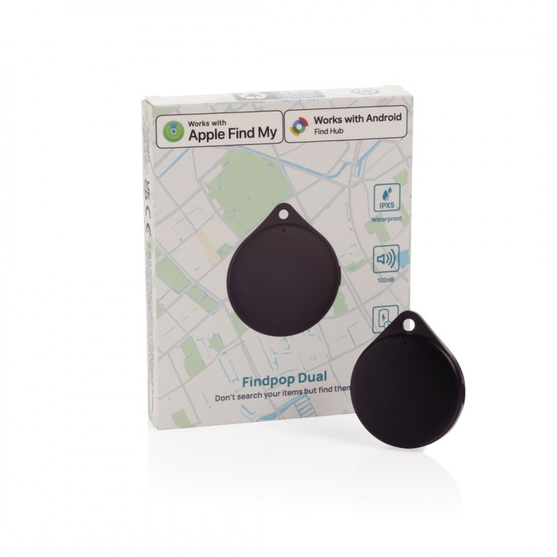 XD Design Connects Findpop Dual Tracker, Apple & Android Find, IPX5, P301.1701