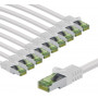Goobay 69788 CAT-8.1-Patchkabel, GHMT-zertifiziert, S/FTP (PiMF), 3 m, weiß (10 Stk.)