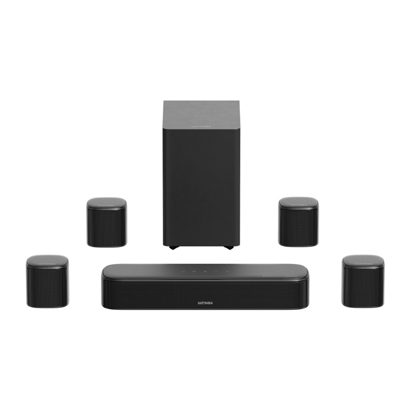 Ultimea Aura S5T 7.1 Dolby-Atmos-Soundbar mit kabelgebundenem Subwoofer