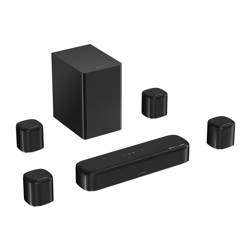 Ultimea Aura S5T 7.1 Dolby-Atmos-Soundbar mit kabelgebundenem Subwoofer
