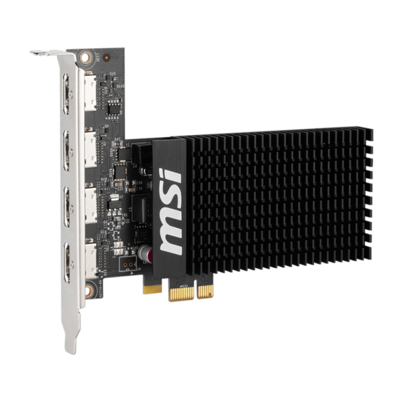 MSI GeForce GT 710 2GD3H Grafikkarte, 2 GB GDDR3, 64 Bit, 4x HDMI