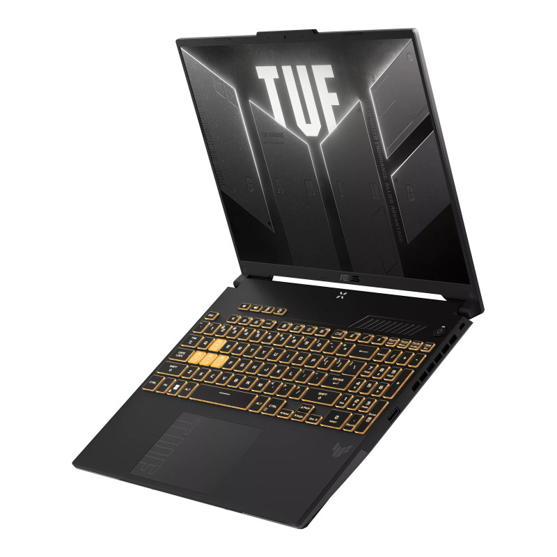 ASUS TUF Gaming F16 FX607VJR-TU305W Notebook, Intel Core 5 205H, 16 GB DDR5, 512 GB SSD, GeForce RTX 3050 6 GB, Windows 11 Home, US-International-Tastatur, grau