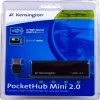 Kensington PocketHUB Mini USB-2.0-Hub, 4 Anschlüsse (33399EU)