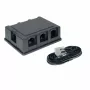 S/CONN maximum connectivity ISDN-Verteiler, 6-fach, Set mit 3,0 m Anschlusskabel, 71400-6SET