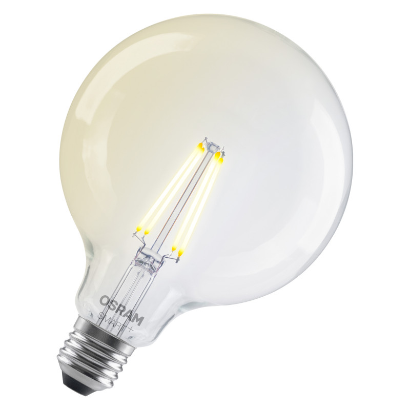 Osram SMART+ MATTER Filament Dimmable Classic Globe 827 smarte Filamentlampe, E27, 6 W, warmweiß, WLAN