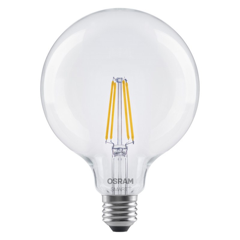 Osram SMART+ MATTER Filament Dimmable Classic Globe 827 smarte Filamentlampe, E27, 6 W, warmweiß, WLAN