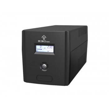 Alantec AP-BK1000-02 USV 1000VA/600W, Tower-Gehäuse, LCD, 4×CEE 7/3, USB, 2×7Ah VRLA-Akkus