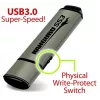 Kanguru SS3 KF3WP-128G USB-3.0-Stick, 128 GB, mit physischem Schreibschutz