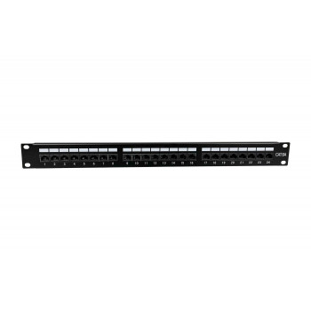 Lanview LVR-CAT6A-UTP-LSA Cat6a 1U 24-Port Patchpanel