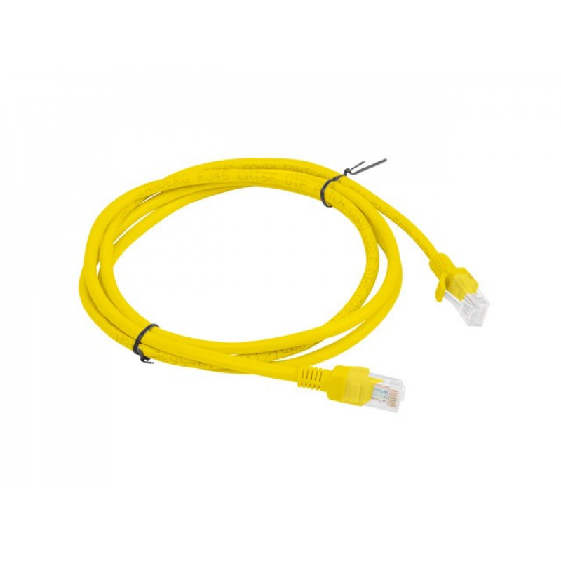 Lanberg PCU6-10CC-0150-Y Patchkabel RJ45 Cat.6 UTP, 1,5 m, gelb