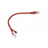 Lanberg PCU6-10CC-0025-R Patchkabel RJ45 Cat.6 U/UTP, 0,25 m, rot