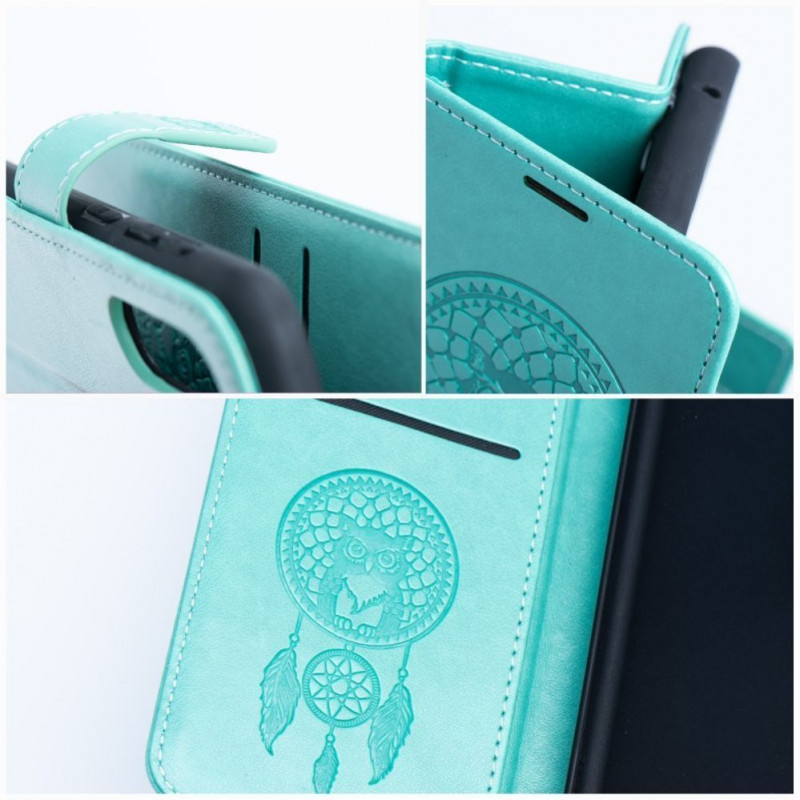 OEM Flip Case Mezzo Book für Samsung S20 FE / S20 FE 5G, Traumfänger-Muster, grün