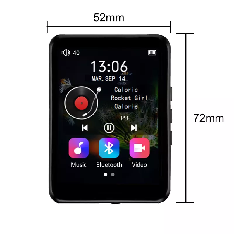 Zenwire Vibe P1 tragbarer MP3/MP4-Player
