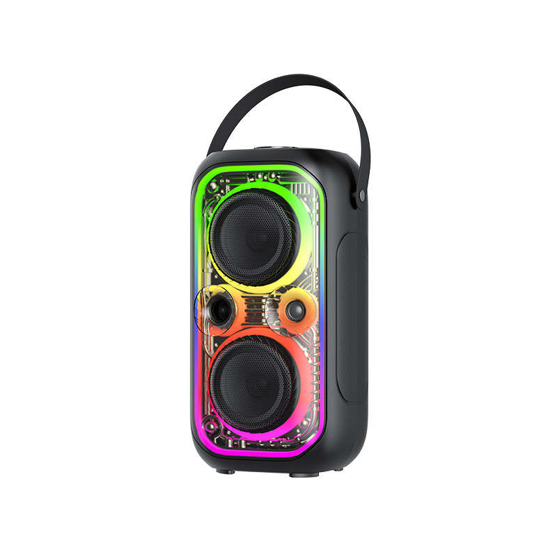 Tracer 47875 Poweraudio CRYSTAL 60 BT TWS tragbarer Lautsprecher, 60 W