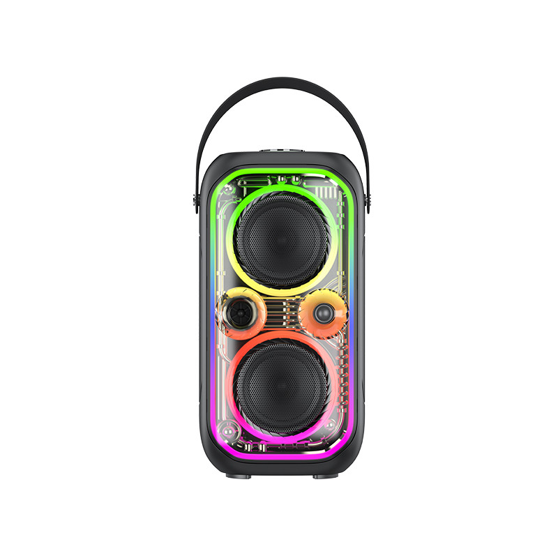 Tracer 47875 Poweraudio CRYSTAL 60 BT TWS tragbarer Lautsprecher, 60 W