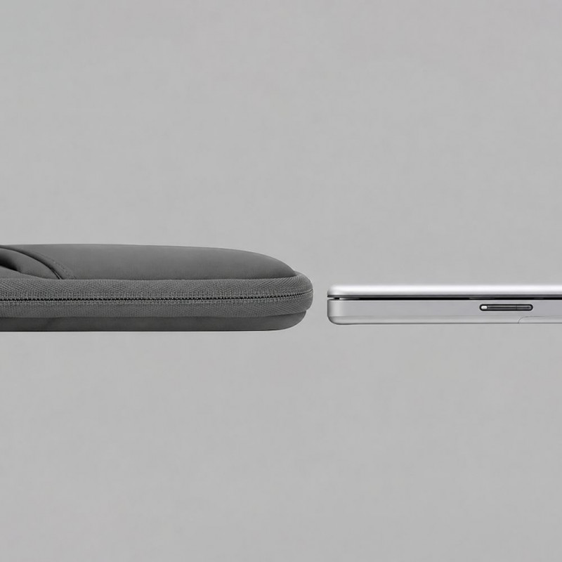 Wozinsky WNL-13G Neopren-Laptophülle für 13–14 Zoll, grau