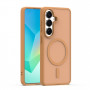 iLike Mag Matt Hülle für Samsung Galaxy A16 4G / A16 5G / A17 4G / A17 5G mit großer Kameraaussparung, braun