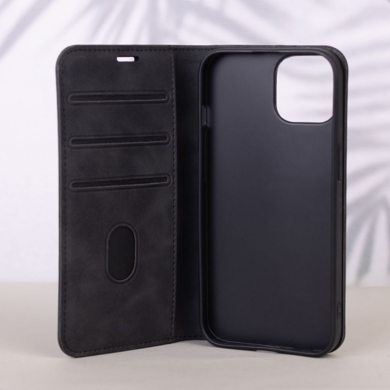 TFO Smart Suede Hülle für iPhone 17 Pro Max 6,9 / iPhone 18 Pro Max 6,9, schwarz