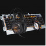 Marvo CM303 CZ Set aus Tastatur, Headset und Maus, silber