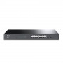 TP-Link JetStream TL-SG2218 Managed L2/L2+ Gigabit-Ethernet-Netzwerk-Switch, 1U, Schwarz