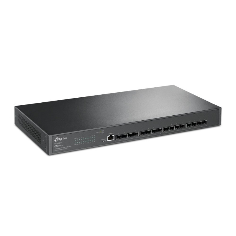 TP-Link JetStream TL-SX3016F Managed L2+/L3-Netzwerk-Switch, Schwarz