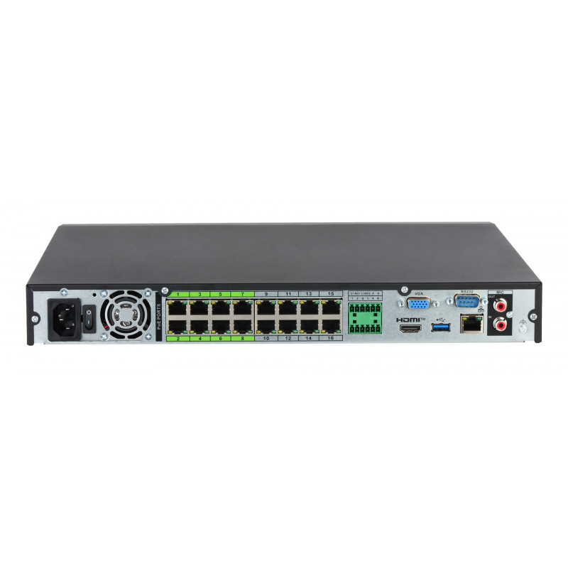 Dahua NVR5232-16P-EI2 IP-Netzwerk-Videorekorder, 32 Kanäle, 16 PoE, WizSense