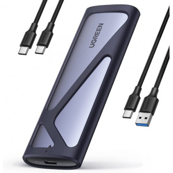 Ugreen CM400 90264 M.2-SSD-Gehäuse, USB 3.2 Gen 2, grau