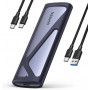 Ugreen CM400 90264 M.2-SSD-Gehäuse, USB 3.2 Gen 2, grau