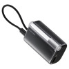 SHARGE Flow 3 Powerbank, 10.000 mAh, 45 W PD, USB-C-Kabel, schwarz