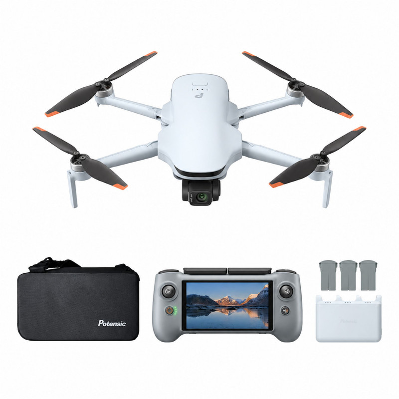 Drohne Potensic Atom 3 Fly More Combo mit Fernsteuerung RC PTD 2