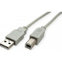 Secomp STANDARD 11.55.3102 USB-2.0-Kabel, Typ A-B, beige, 1,8 m