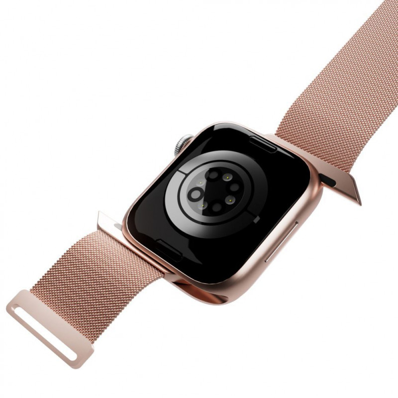 Puro Milanese PUMILAW40ROSE Edelstahlarmband für Apple Watch 38/40/41 mm, rosa