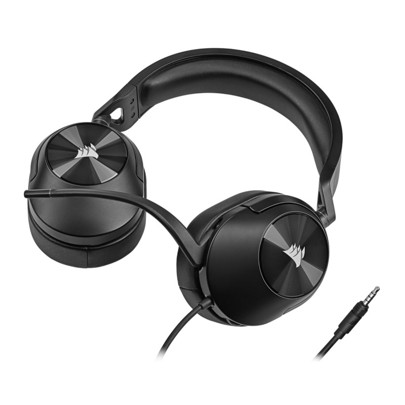 Corsair HS55 Surround CA-9011260-AP kabelgebundenes Gaming-Headset, Dolby Audio 7.1, Carbon Schwarz