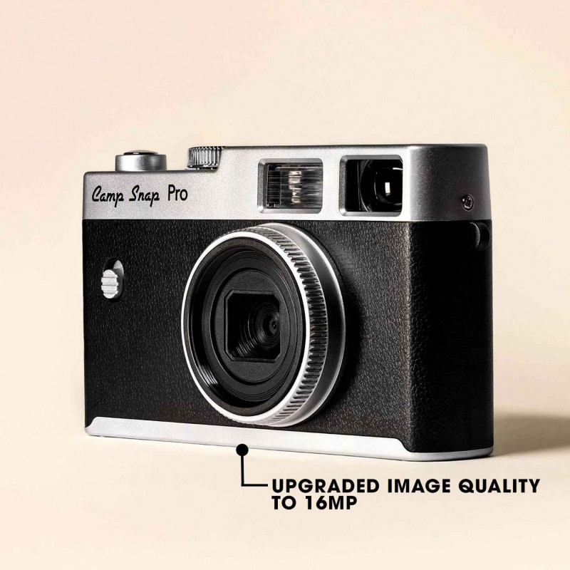 Camp Snap CS-PRO-BK-WW Digitalkamera ohne Bildschirm, schwarz
