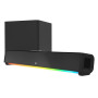 Rampage RM-1 Soundwave Plus Lautsprecher, Gesamtleistung 64 W, schwarz
