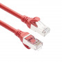 ACT FC2552 ultraflexibles CAT6A S/FTP Patchkabel, 0,25 m, TPE, RJ45, Snagless, rot