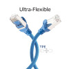 ACT FC2602 ultraflexibles CAT6A S/FTP Patchkabel, 2 m, TPE, RJ45, Snagless, blau