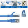 ACT FC2602 ultraflexibles CAT6A S/FTP Patchkabel, 2 m, TPE, RJ45, Snagless, blau