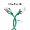 ACT FC2715 S/FTP CAT6A Patchkabel ultraflexibel, 15 m, TPE, mit Schutztüllen gegen Verhaken, grün