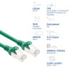 ACT FC2752 S/FTP CAT6A Patchkabel ultraflexibel, 0,25 m, TPE, mit Schutztüllen gegen Verhaken, grün