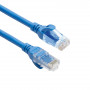 ACT FC1600 ultraflexibles CAT6A U/UTP Patchkabel mit RJ45-Steckern, 0,5 m, TPE, mit Rastnasenschutz, blau