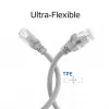 ACT FC1000 Ultra-Flex-Patchkabel, U/UTP CAT6A, TPE, Snagless-RJ45, 0,5 m, grau