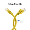 ACT FC1805 U/UTP CAT6A TPE ultraflexibles Patchkabel mit RJ45-Steckern, 5 m, gelb