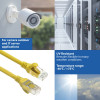 ACT FC1805 U/UTP CAT6A TPE ultraflexibles Patchkabel mit RJ45-Steckern, 5 m, gelb