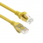 ACT FC1810 U/UTP CAT6A TPE ultraflexibles Patchkabel mit RJ45-Steckern, 10 m, gelb