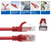 ACT FC1510 U/UTP CAT6A Ultra-Flex-Patchkabel, TPE, snagless, RJ45, 10 m, rot