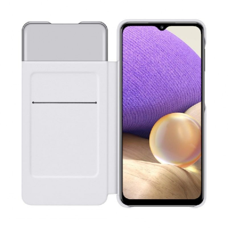 Samsung Smart S View Wallet Cover Hülle für Galaxy A32 5G, weiß